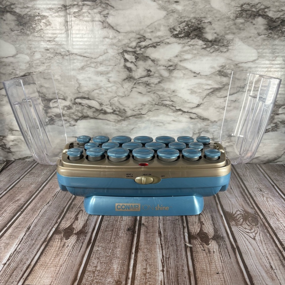 Conair Ion Shine Hot Rollers 20 Flocked Velvet 3 Sizes - Picture 7 of 11